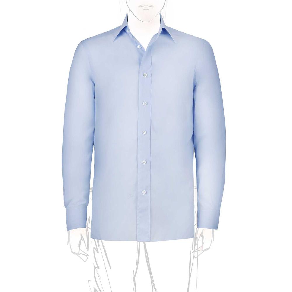 Rubinacci Camicia in cotone azzurra Fino al 55% di sconto