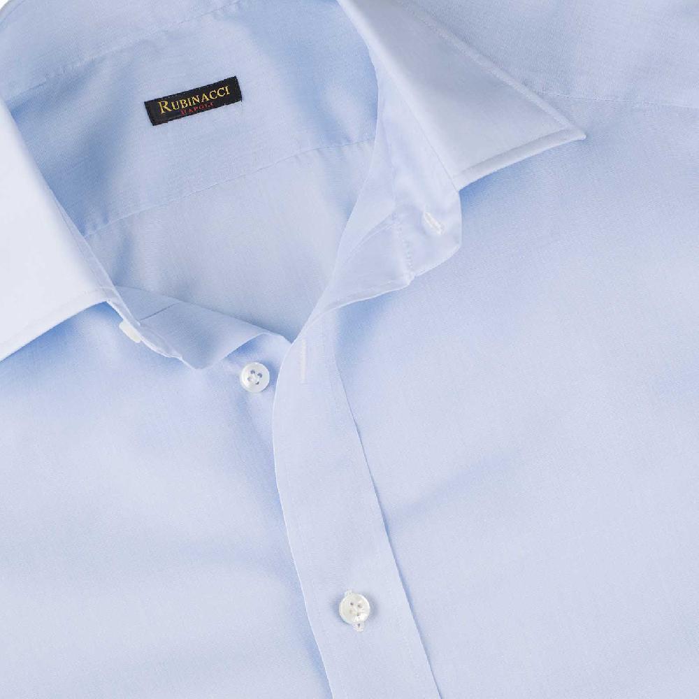 Rubinacci Camicia in cotone azzurra Fino al 55% di sconto