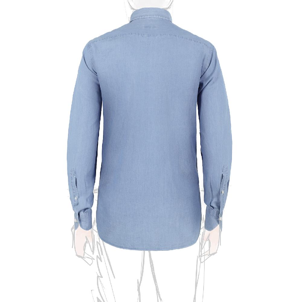 Rubinacci Camicia jeans chiaro Sconti questo mese