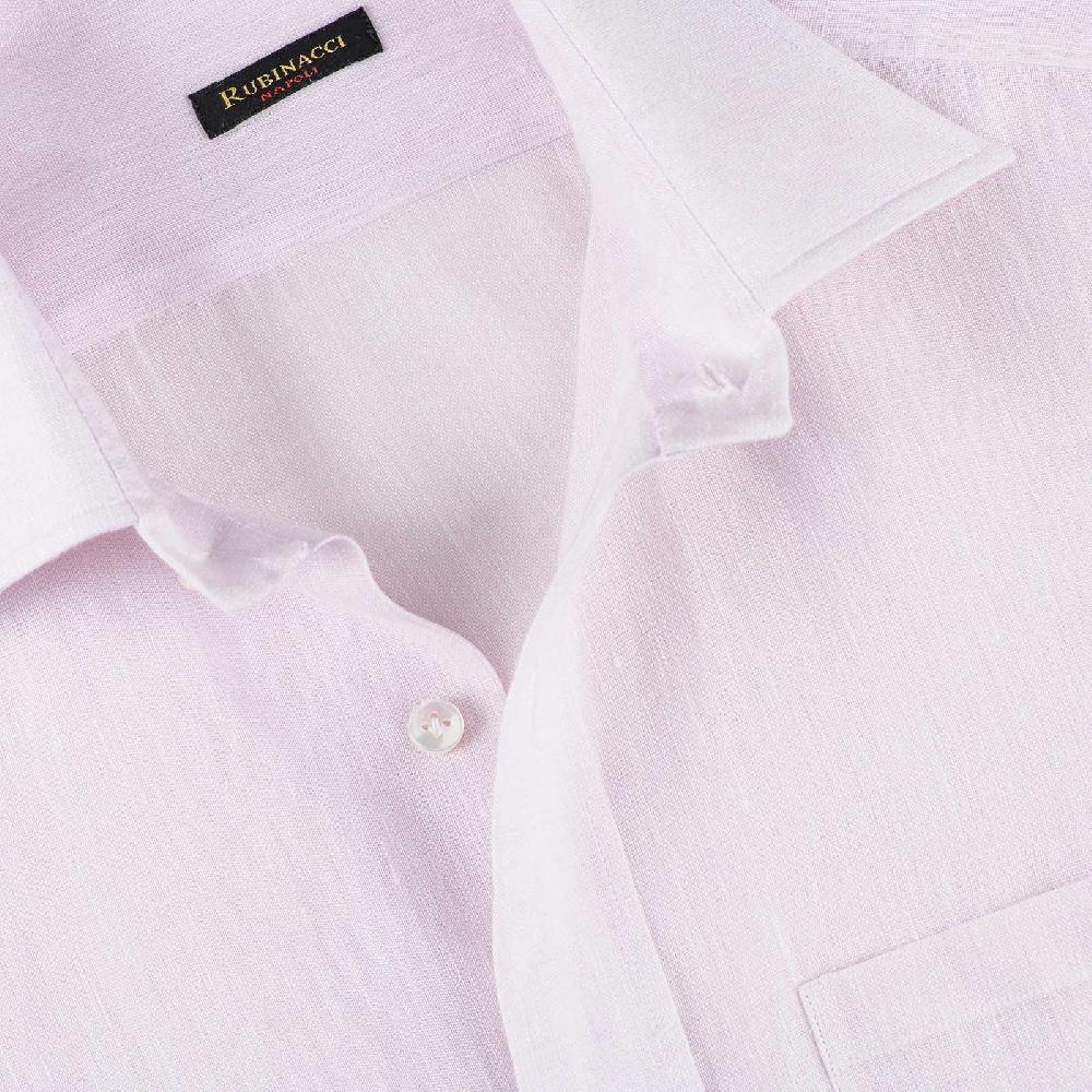 Rubinacci Camicia lino rosa Qualità