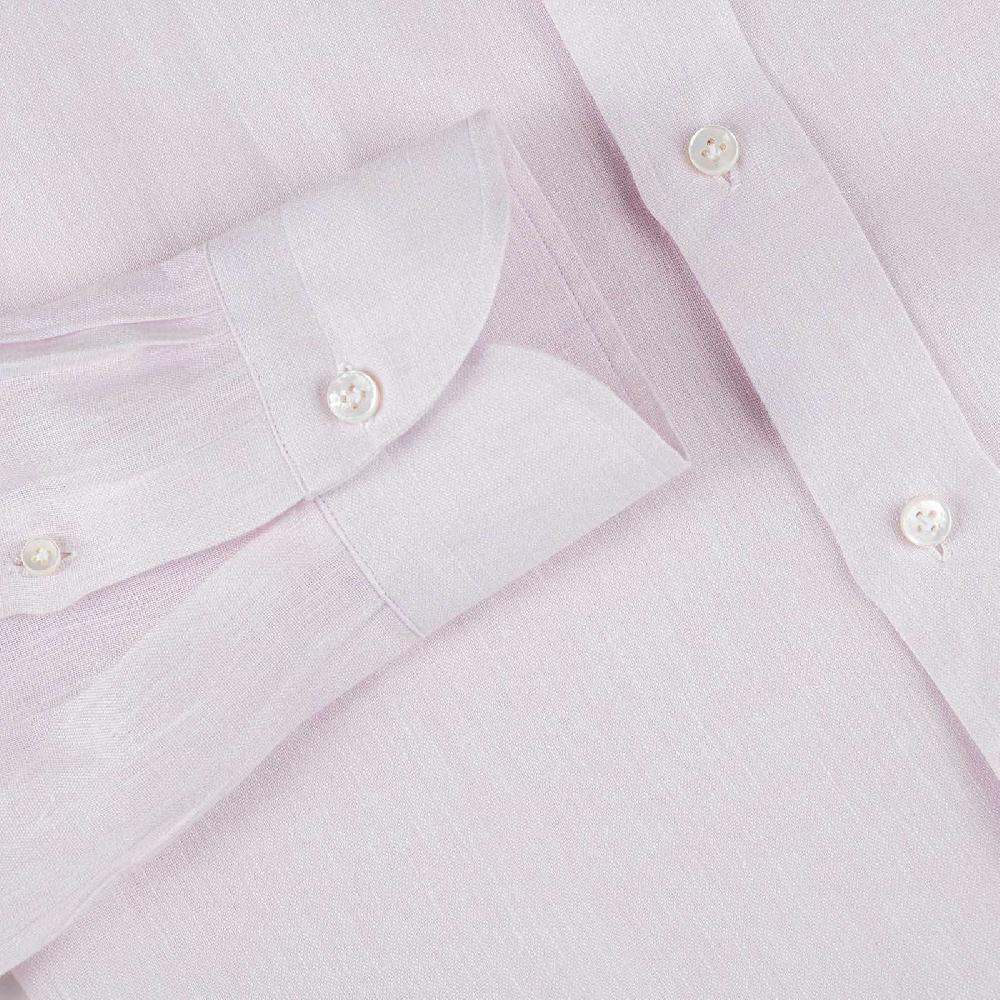 Rubinacci Camicia lino rosa Qualità