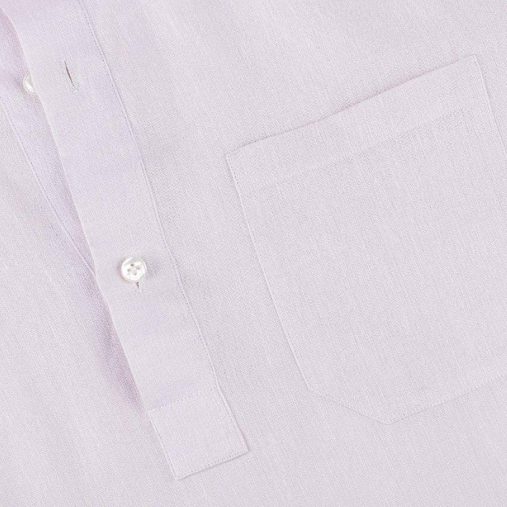 Rubinacci Polo in lino rosa Vendita