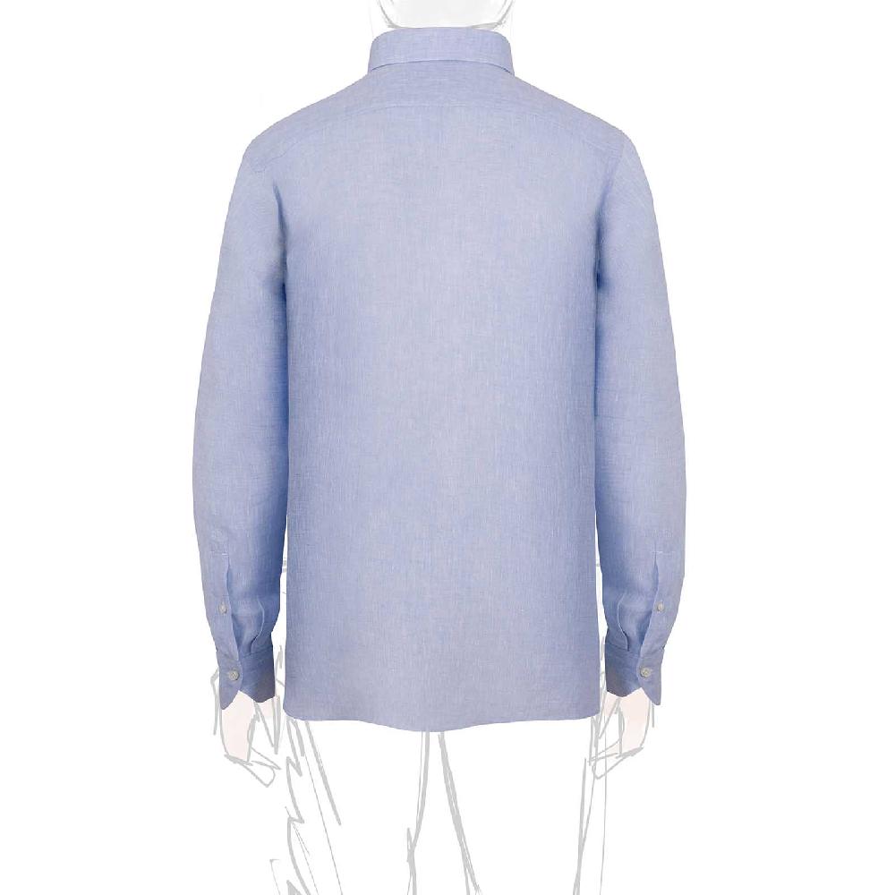 Rubinacci Polo in lino cielo Promozione