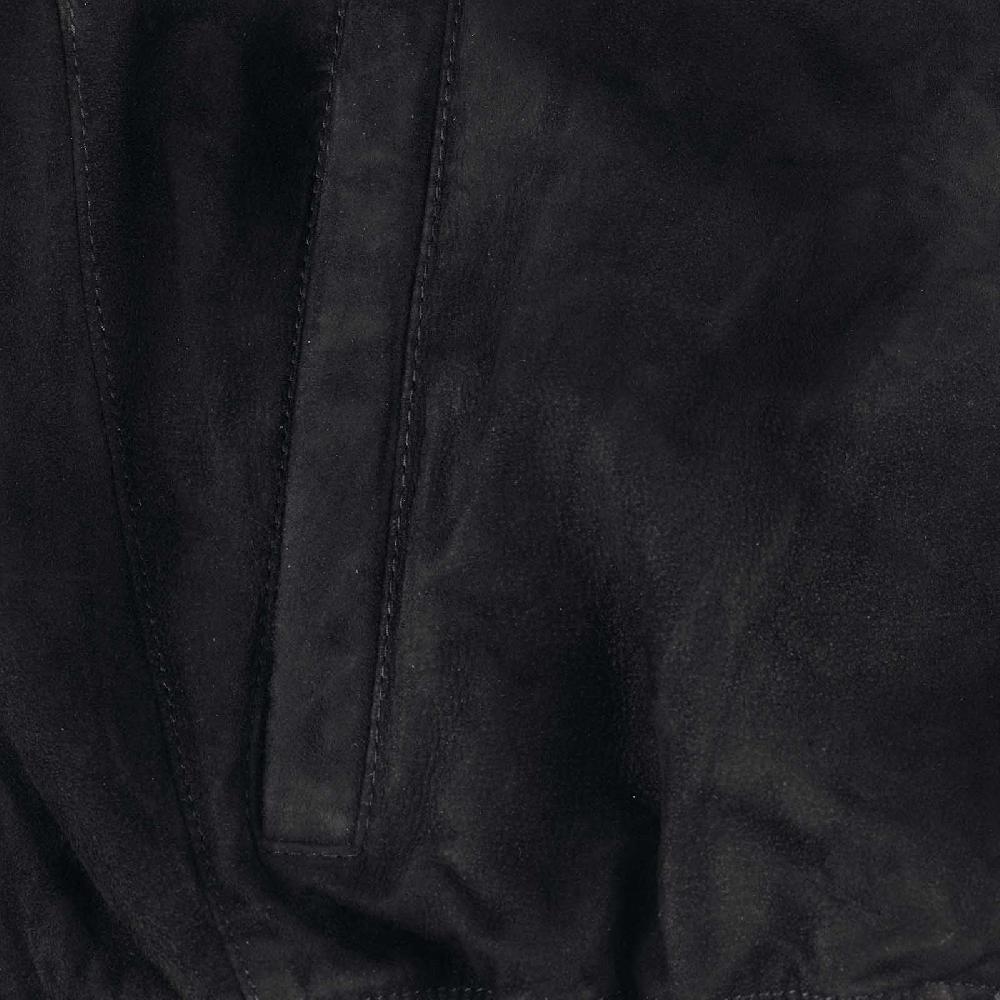Rubinacci Bomber in camoscio nero Negozi Online