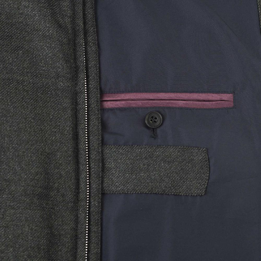 Rubinacci Gilet trapuntato lana e cashmere verde Consegna Veloce