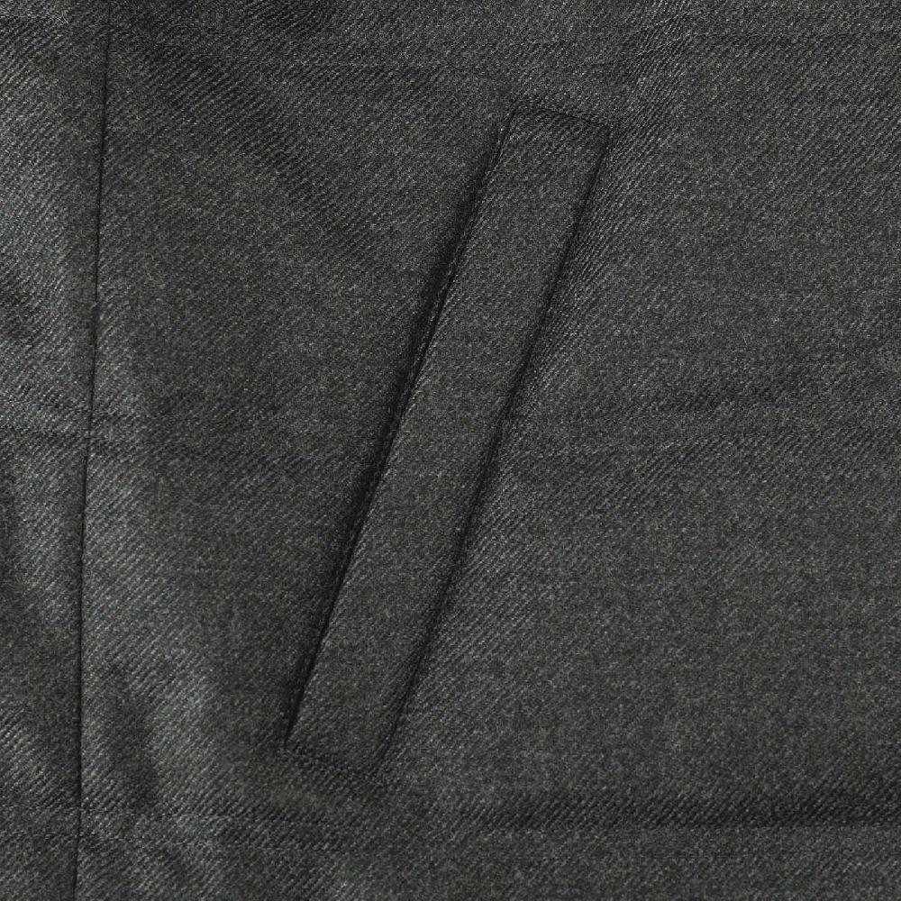 Rubinacci Gilet trapuntato lana e cashmere verde Consegna Veloce