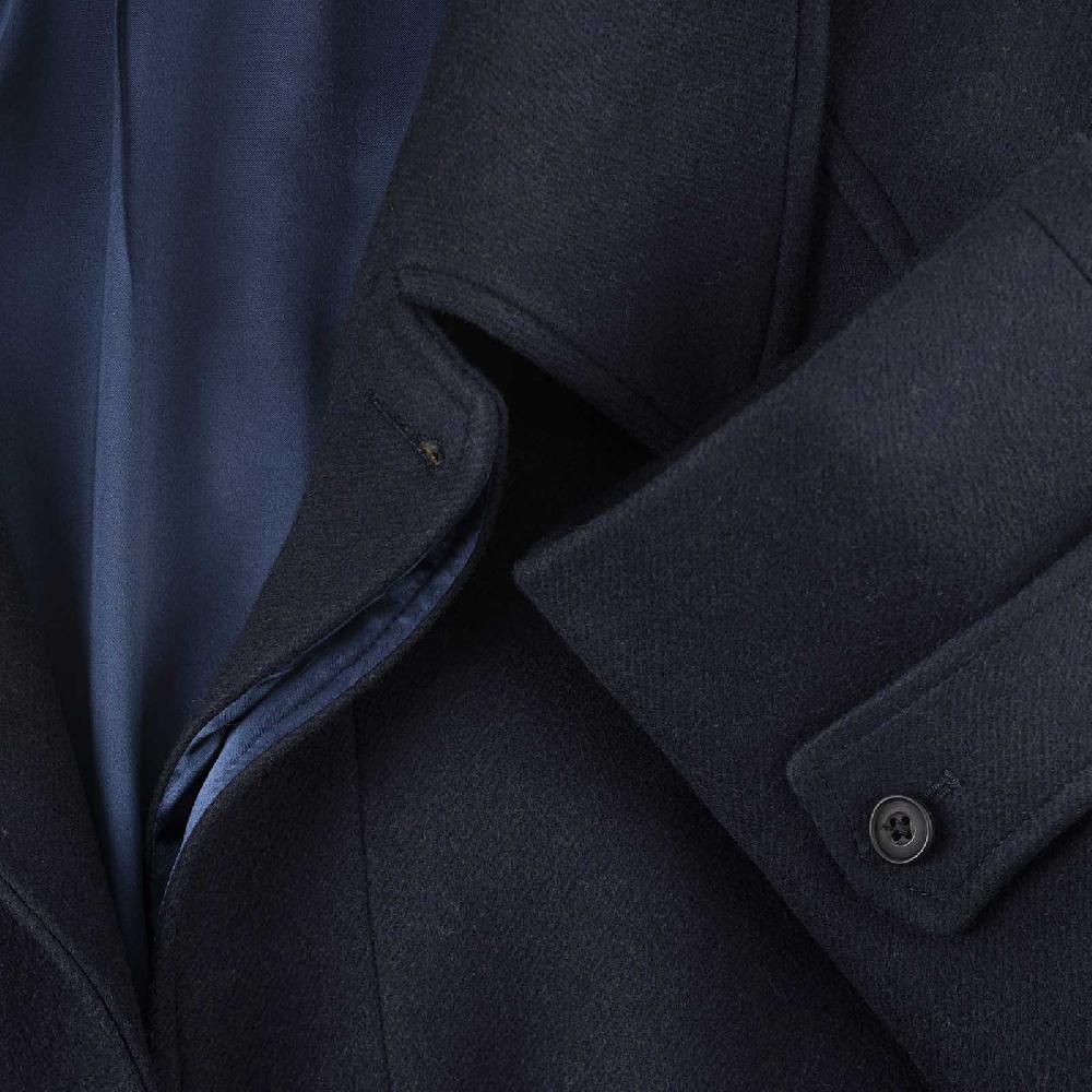 Rubinacci Cappotto raglan in lana skyfall blu Promozione Limitata