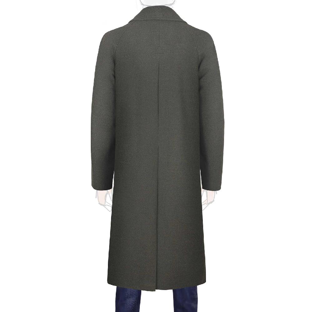Rubinacci Cappotto raglan in lana skyfall verde Fino Al -60%