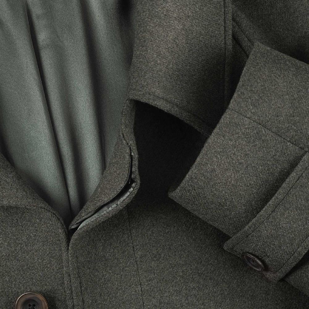 Rubinacci Cappotto raglan in lana skyfall verde Fino Al -60%