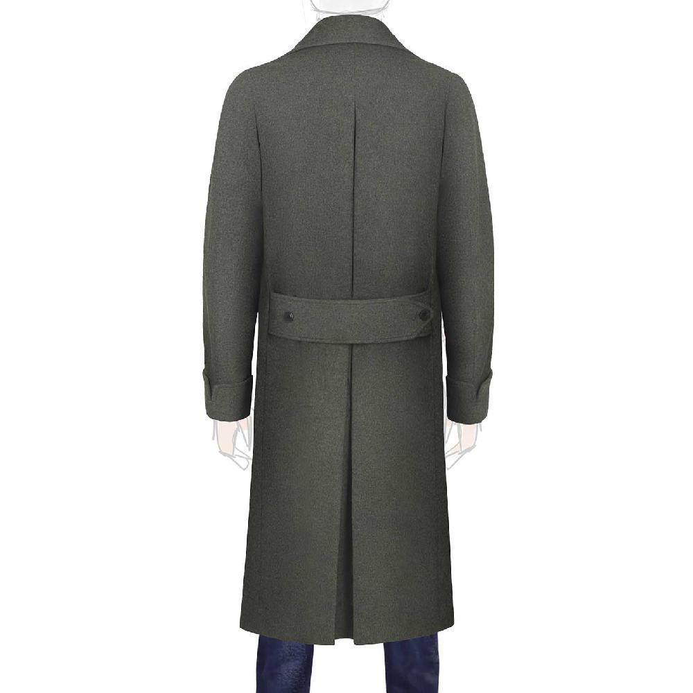 Rubinacci Cappotto ulster in cashmere verde Shopping Online