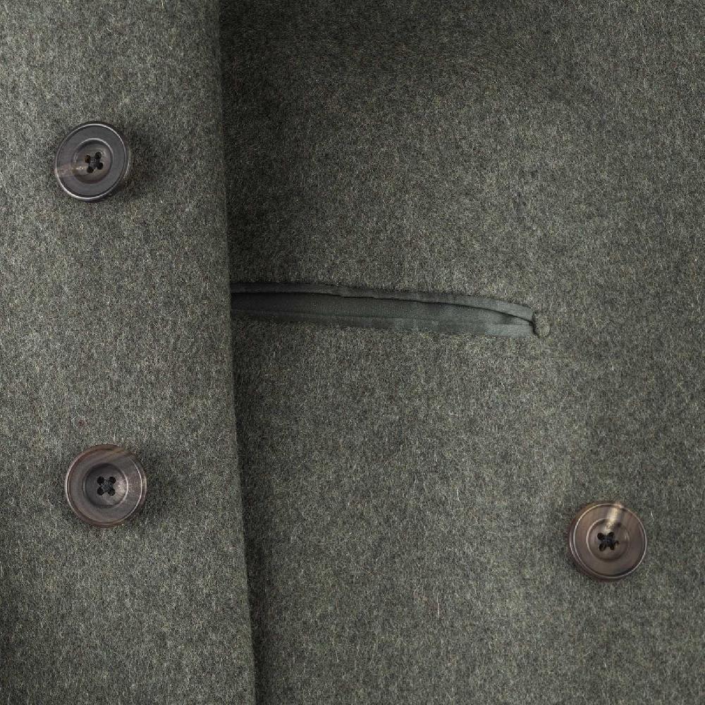 Rubinacci Cappotto ulster in cashmere verde Shopping Online