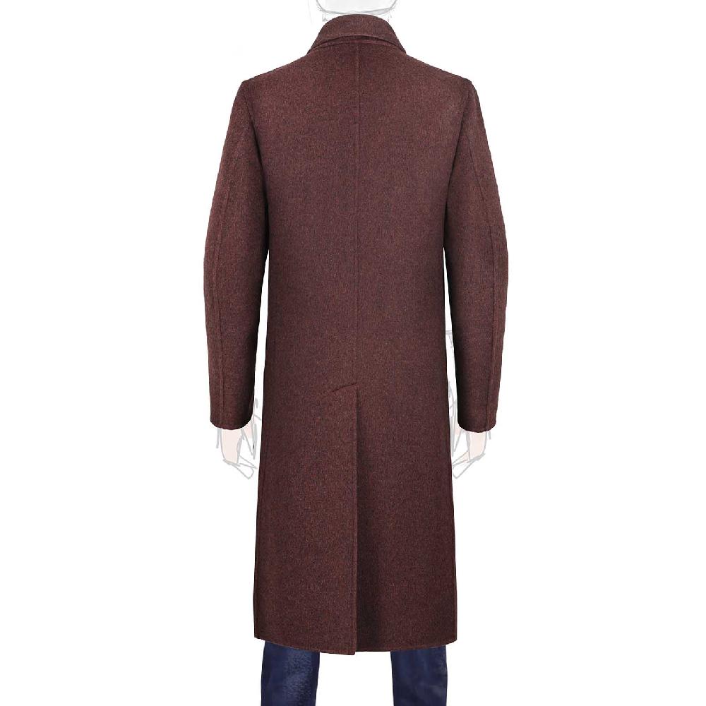 Rubinacci Cappotto in cashmere bordeaux Limited Edition Outlet