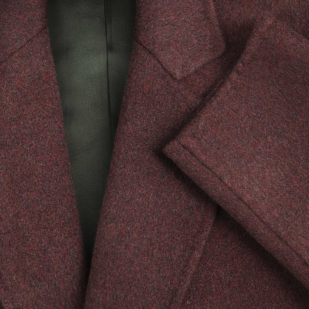 Rubinacci Cappotto in cashmere bordeaux Limited Edition Outlet