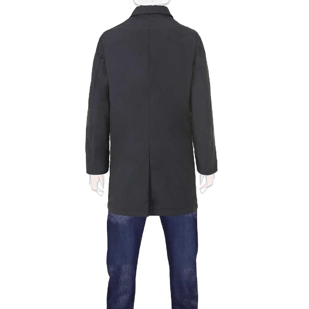 Rubinacci Cappottino in cashmere blu reversibile Saldi Di Fabbrica
