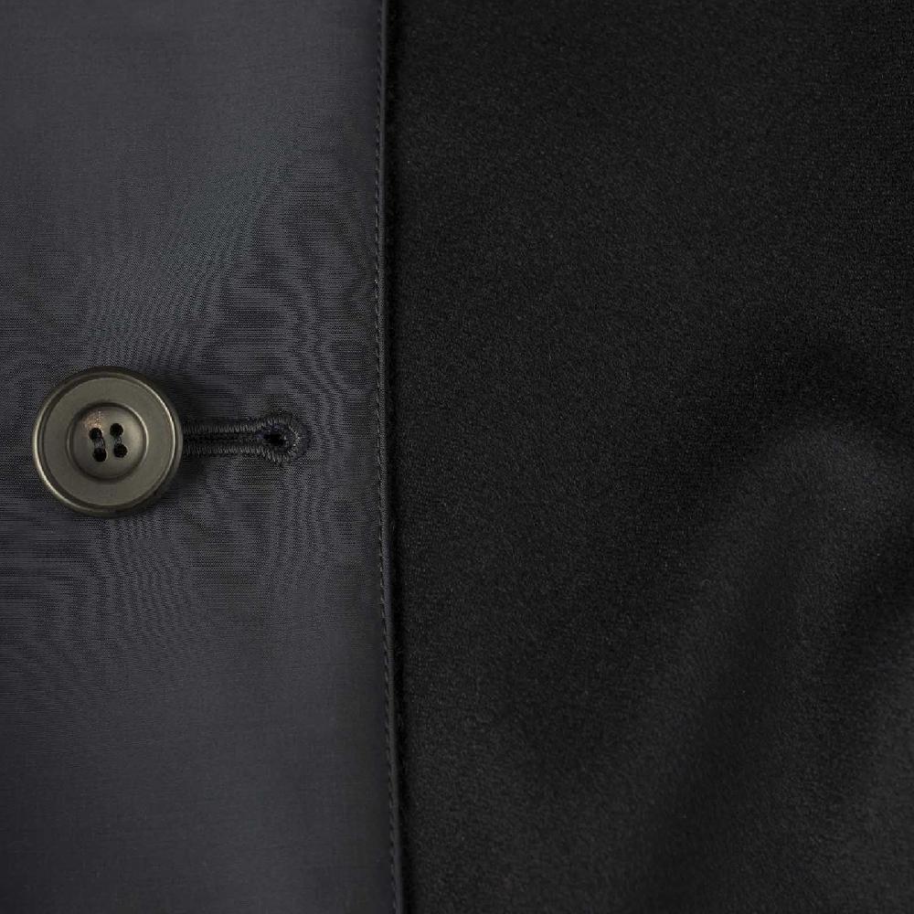 Rubinacci Cappottino in cashmere blu reversibile Saldi Di Fabbrica