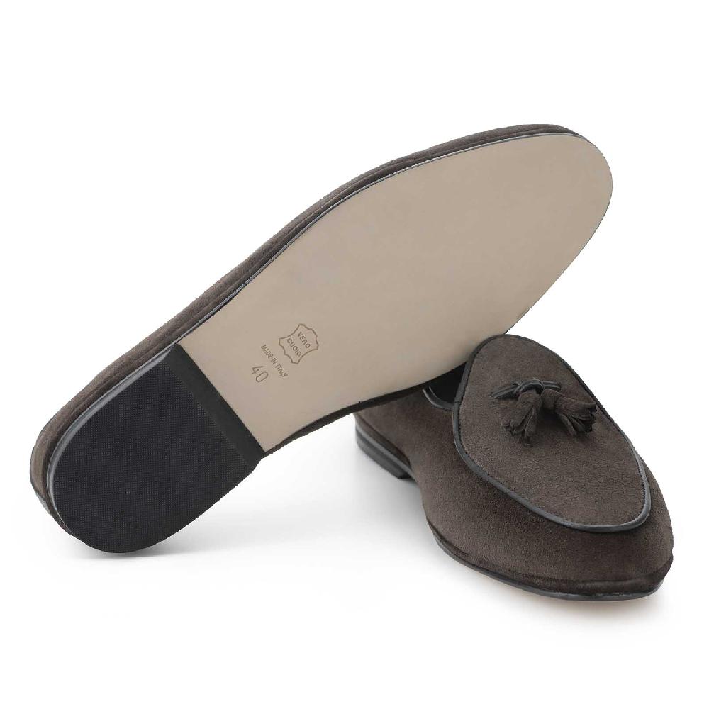 Rubinacci Marphy velour ebano con nappine Vendite Flash