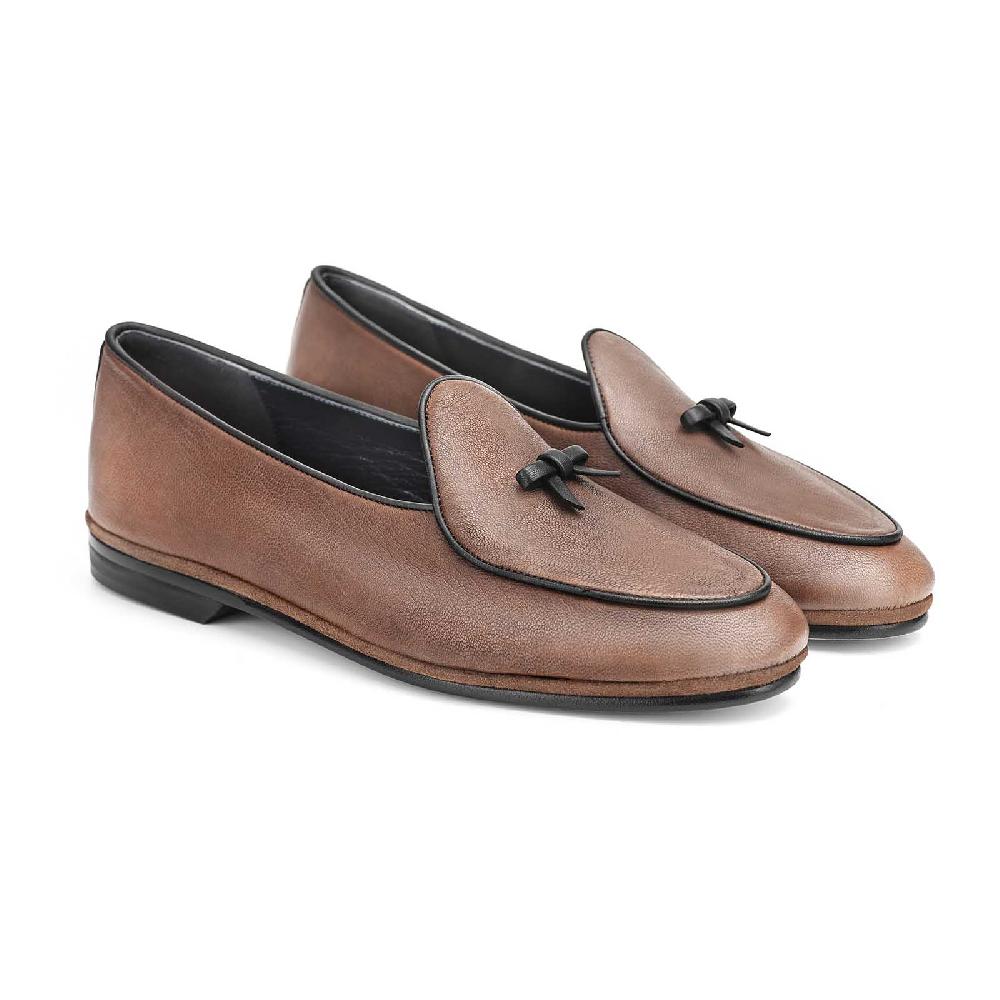 Rubinacci Marphy capretto cognac Offerta San Valentino