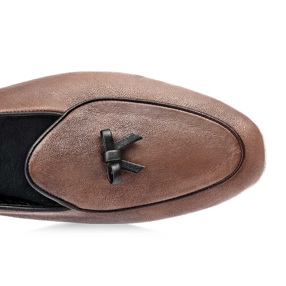 Rubinacci Marphy capretto cognac Offerta San Valentino