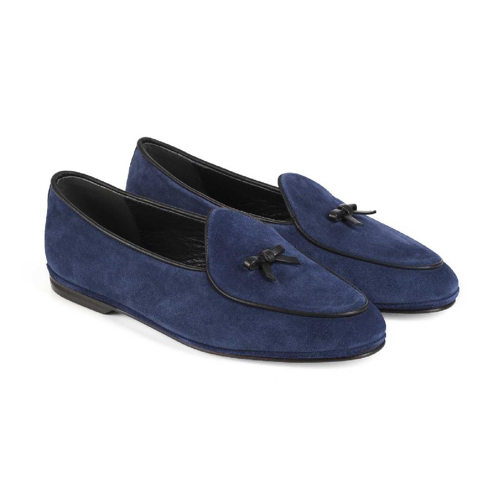 Rubinacci Marphy velour blu chiaro Vendita calda