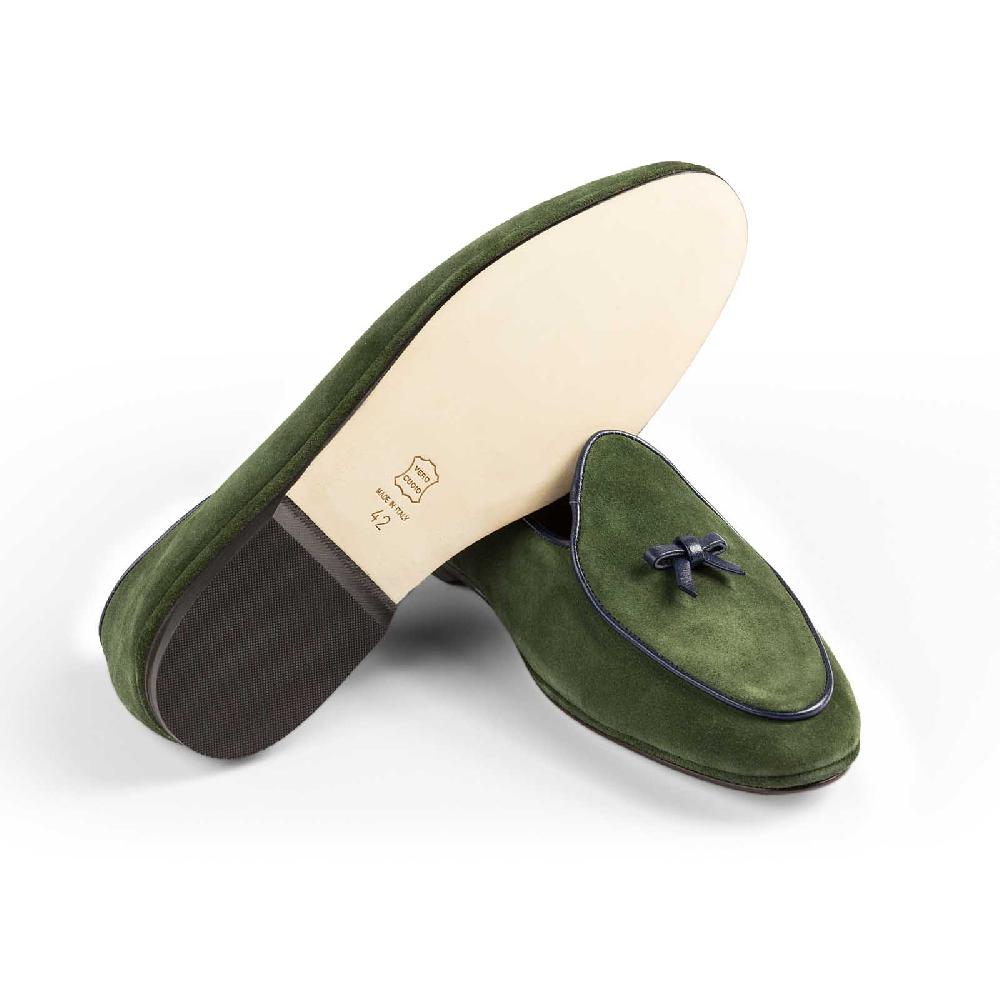 Rubinacci Marphy velour verde Latest fashion