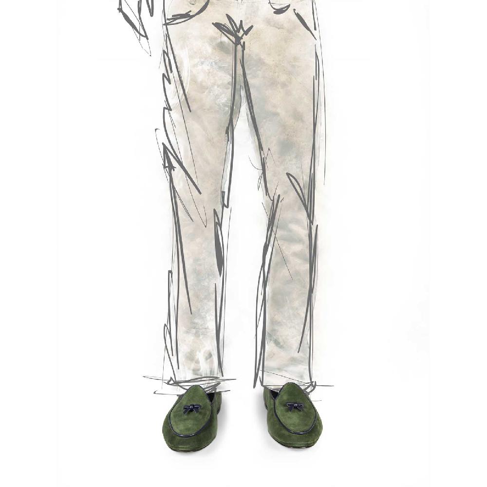 Rubinacci Marphy velour verde Latest fashion