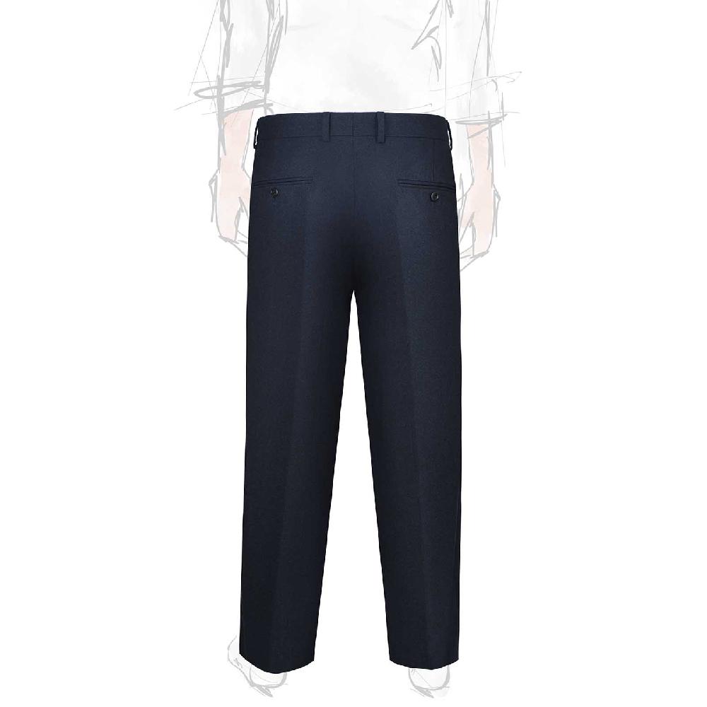 Rubinacci Pantalone in flanella blu Sconti VIP