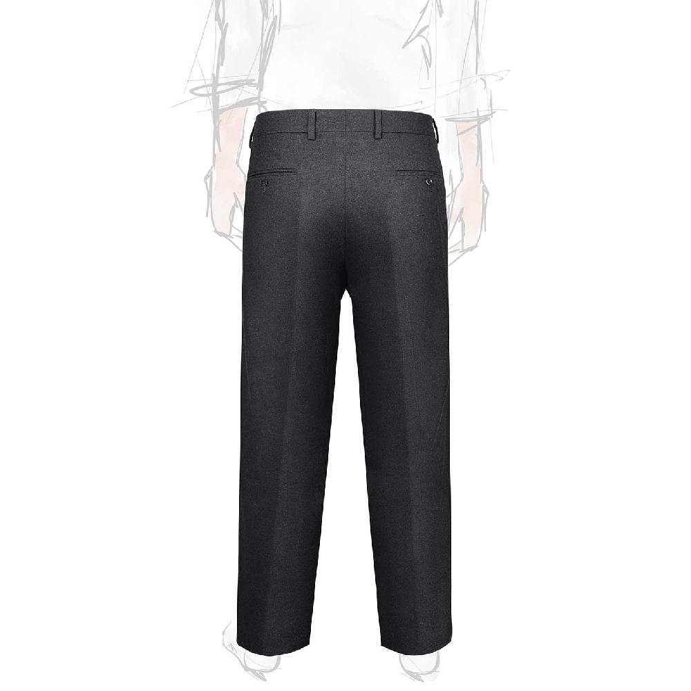 Rubinacci Pantalone 2 pinces in flanella grigio scuro Prezzo basso