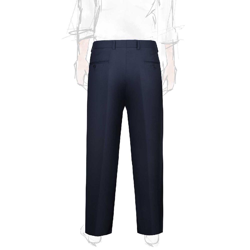 Rubinacci Pantalone 2 pinces in tasmania blu Super Saving Price