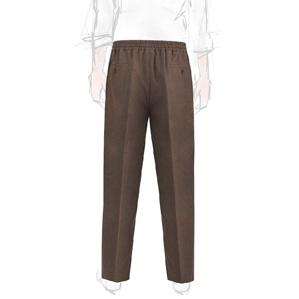 Rubinacci Pantalone leisure in flanella nocciola Discount Store per i nuovi prodotti