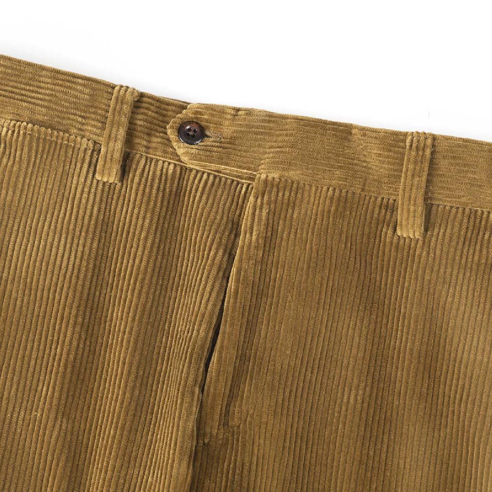 Rubinacci Pantalone in velluto a coste visone Super sconto