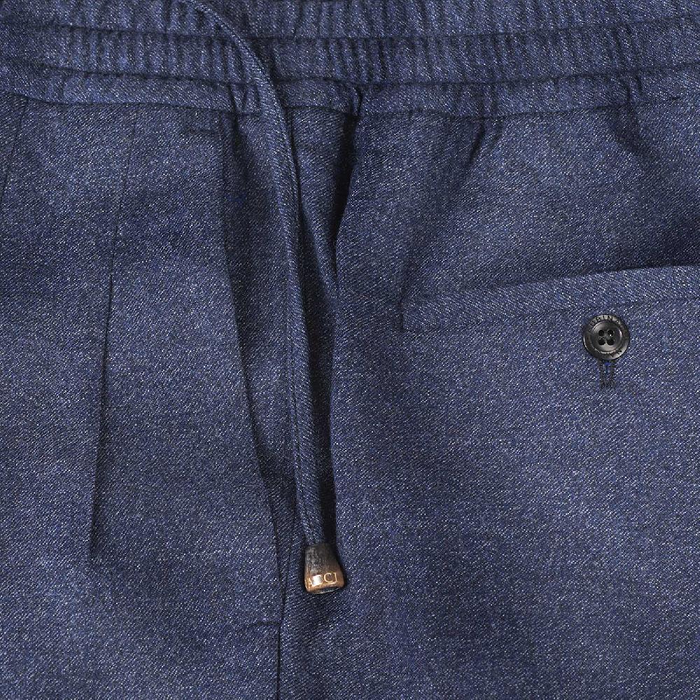 Rubinacci Pantalone leisure in flanella jeans Limitato a 3 giorni