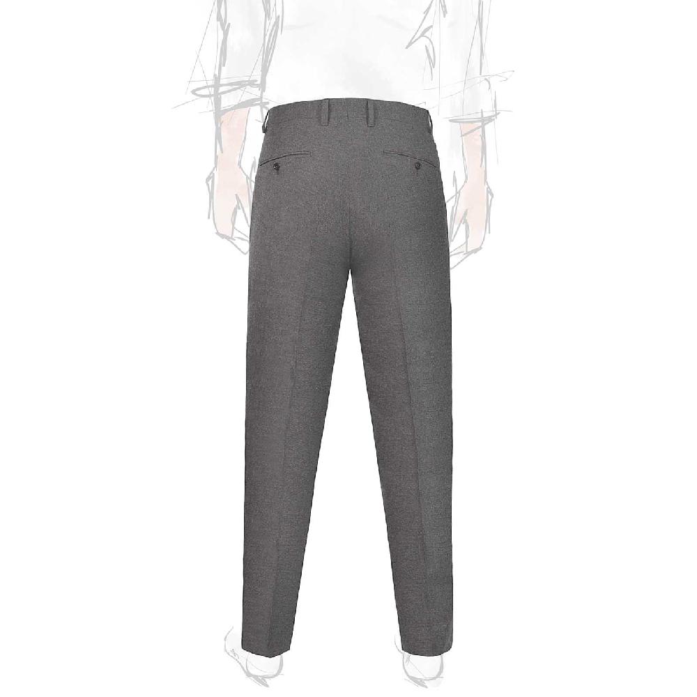 Rubinacci Pantalone casual in flanella grigio Sconti questo mese