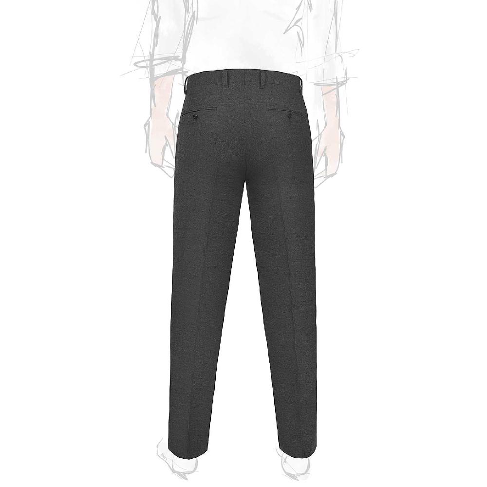 Rubinacci Pantalone casual in flanella grigio scuro 2025