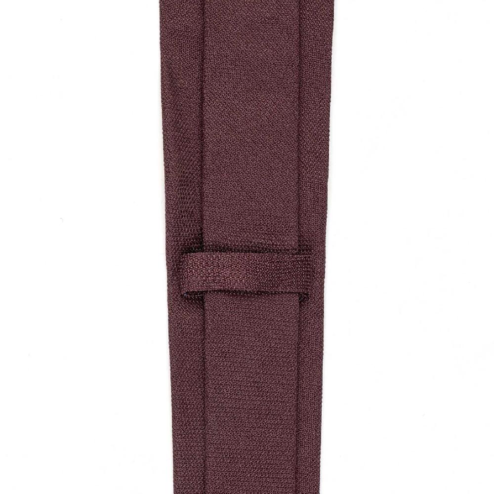 Rubinacci Cravatta in garza di seta bordeaux Negozio online di fabbrica