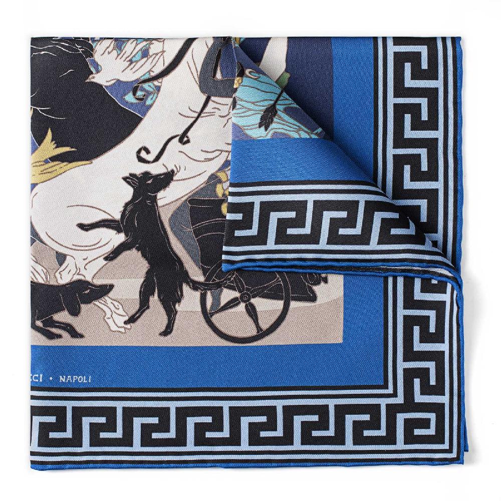 Rubinacci Pochette Artemide e Apollo bluette Offerta Anniversario