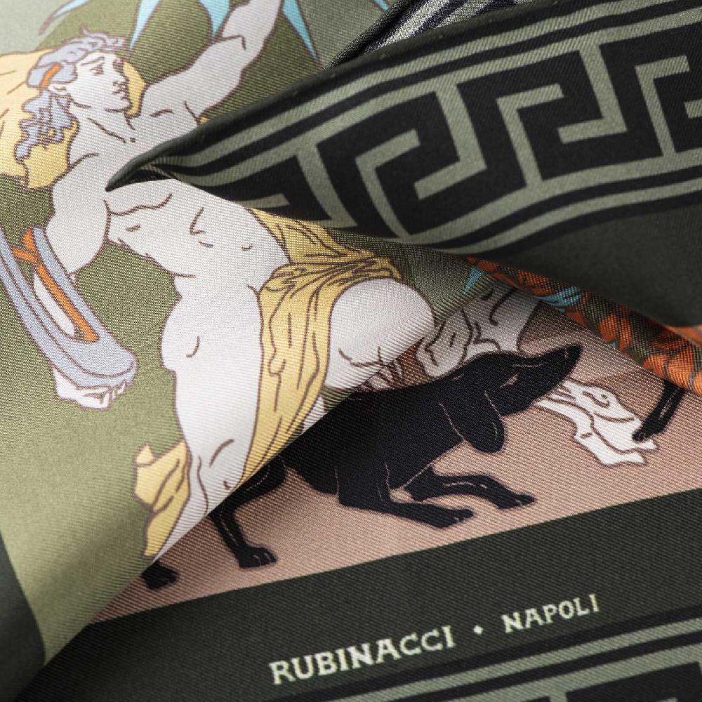 Rubinacci Pochette Artemide e Apollo verde Smaltimento dello stoccaggio