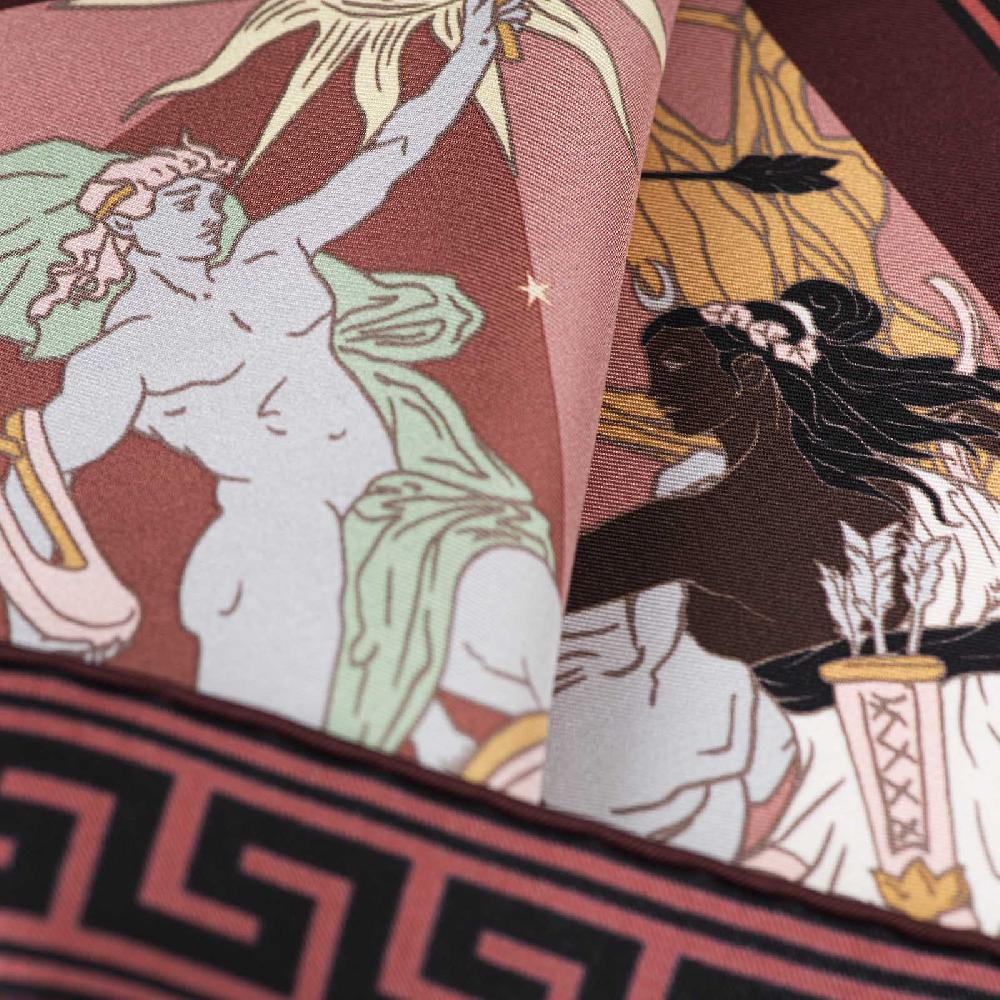 Rubinacci Pochette Artemide e Apollo bordeaux Lightning offer