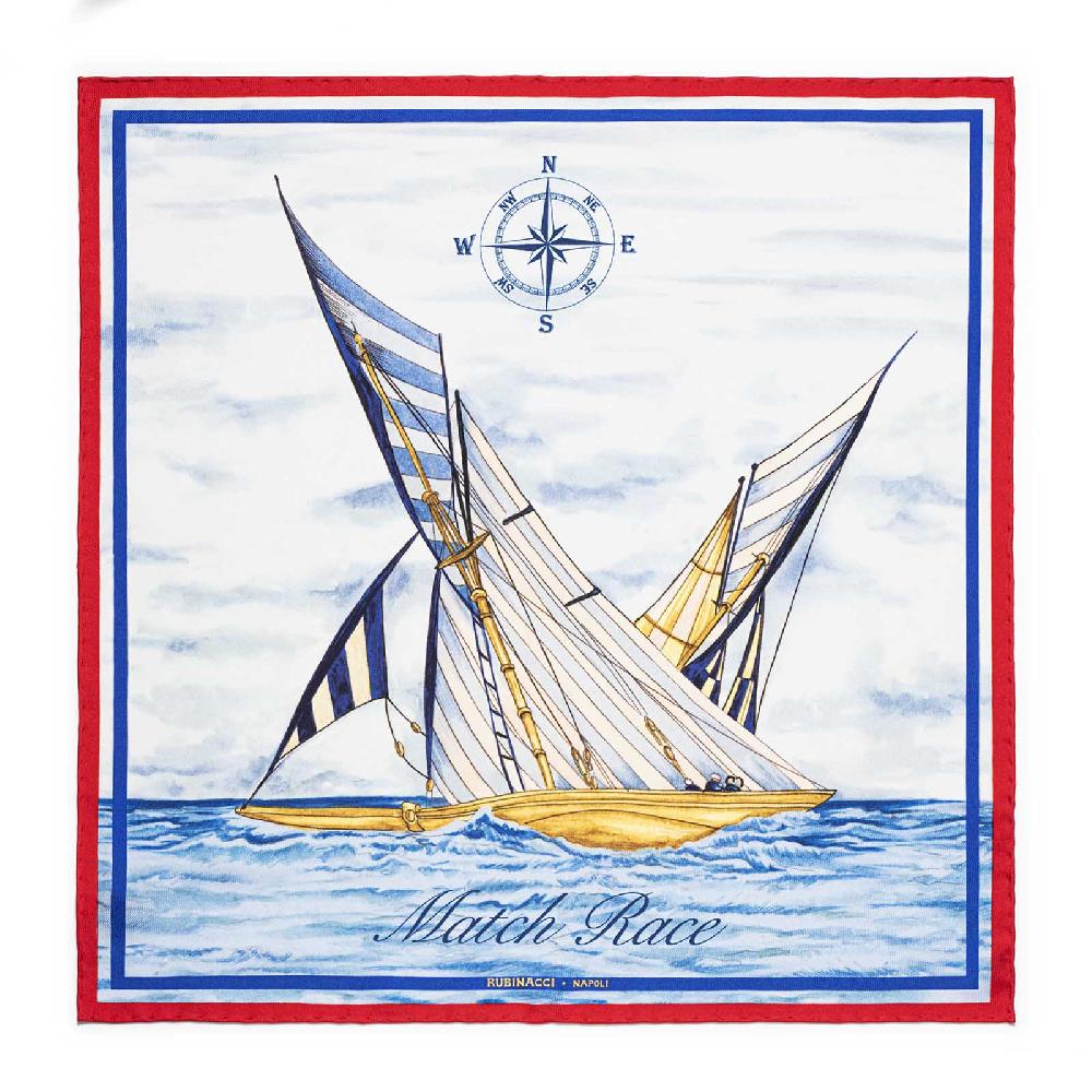 Rubinacci Pochette match race american magic team bluette Bestseller
