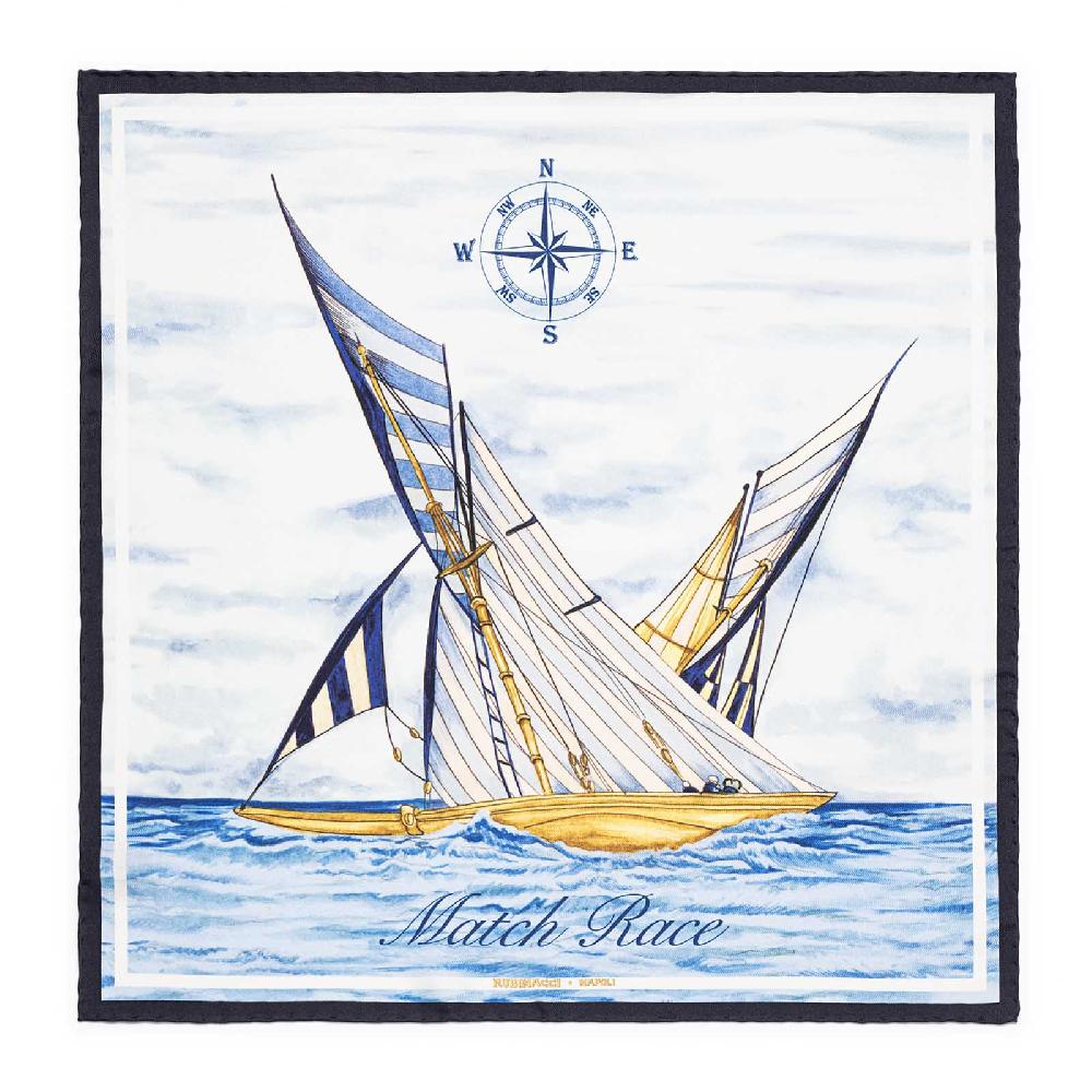 Rubinacci Pochette match race new zeland team blu notte Offerte stagionali