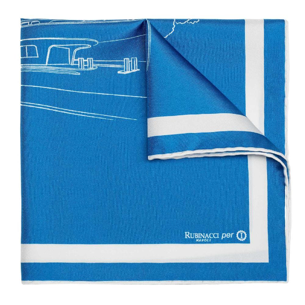 Rubinacci Pochette garage italia petrolio Promozione temporanea