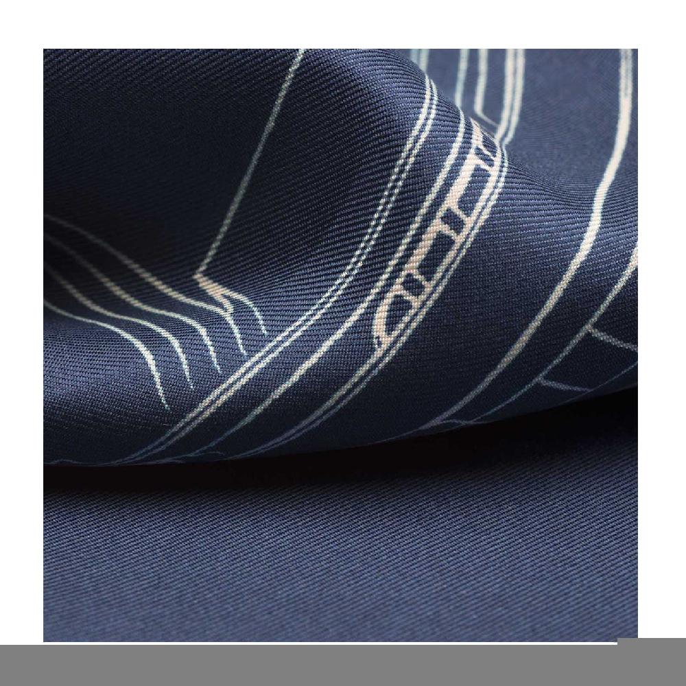 Rubinacci Pochette garage italia blu navy Fino al 50% di sconto
