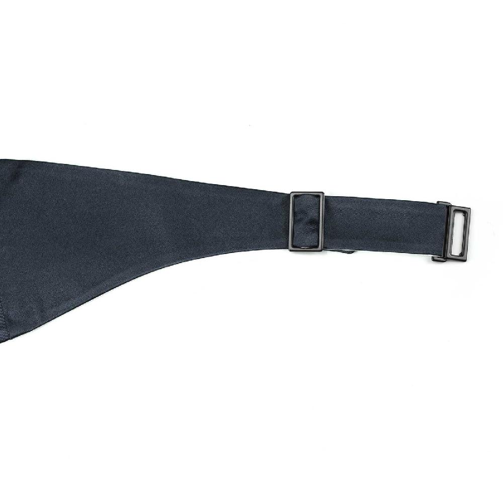 Rubinacci Fascia smoking raso blu Esporta salva