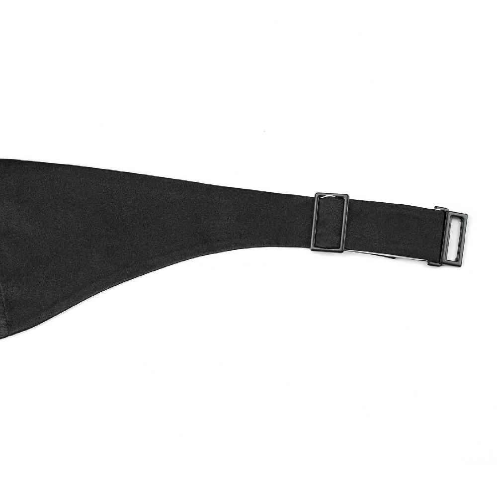 Rubinacci Fascia smoking raso nero In vendita