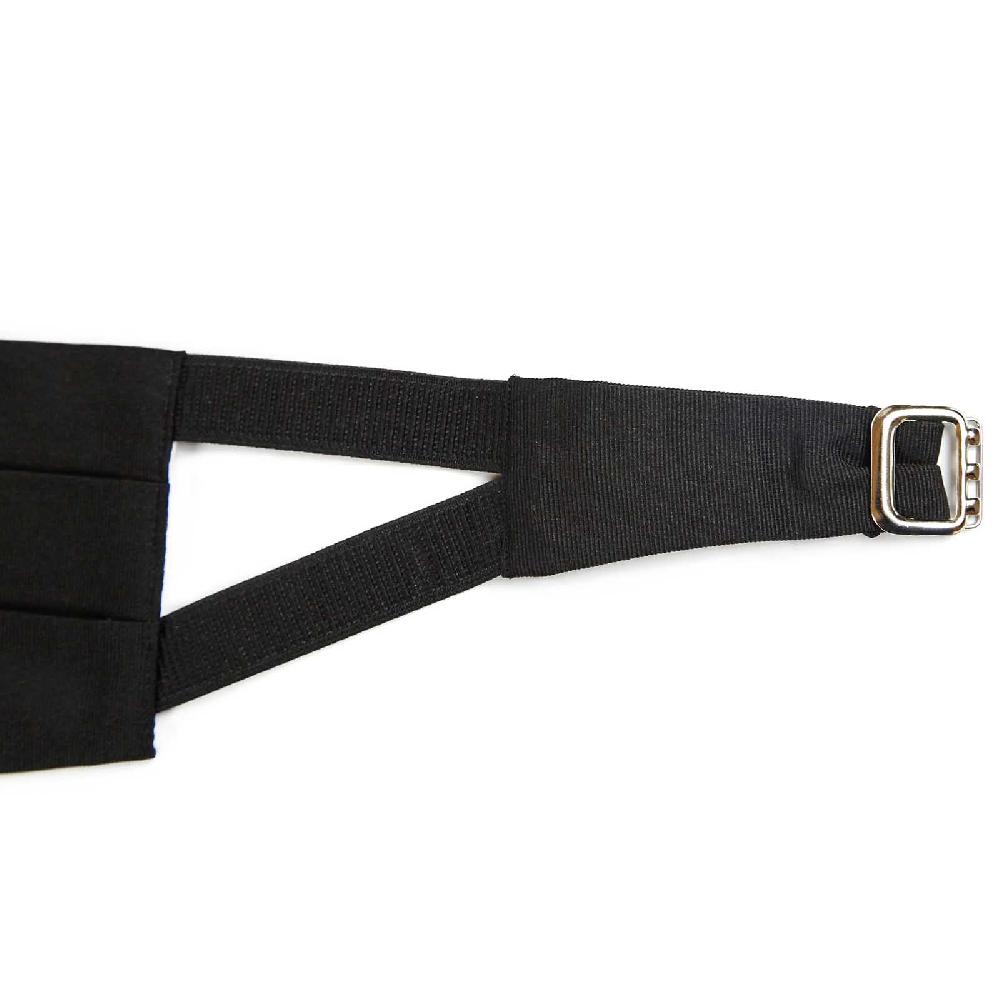 Rubinacci Fascia smoking grosgrain nero Italy
