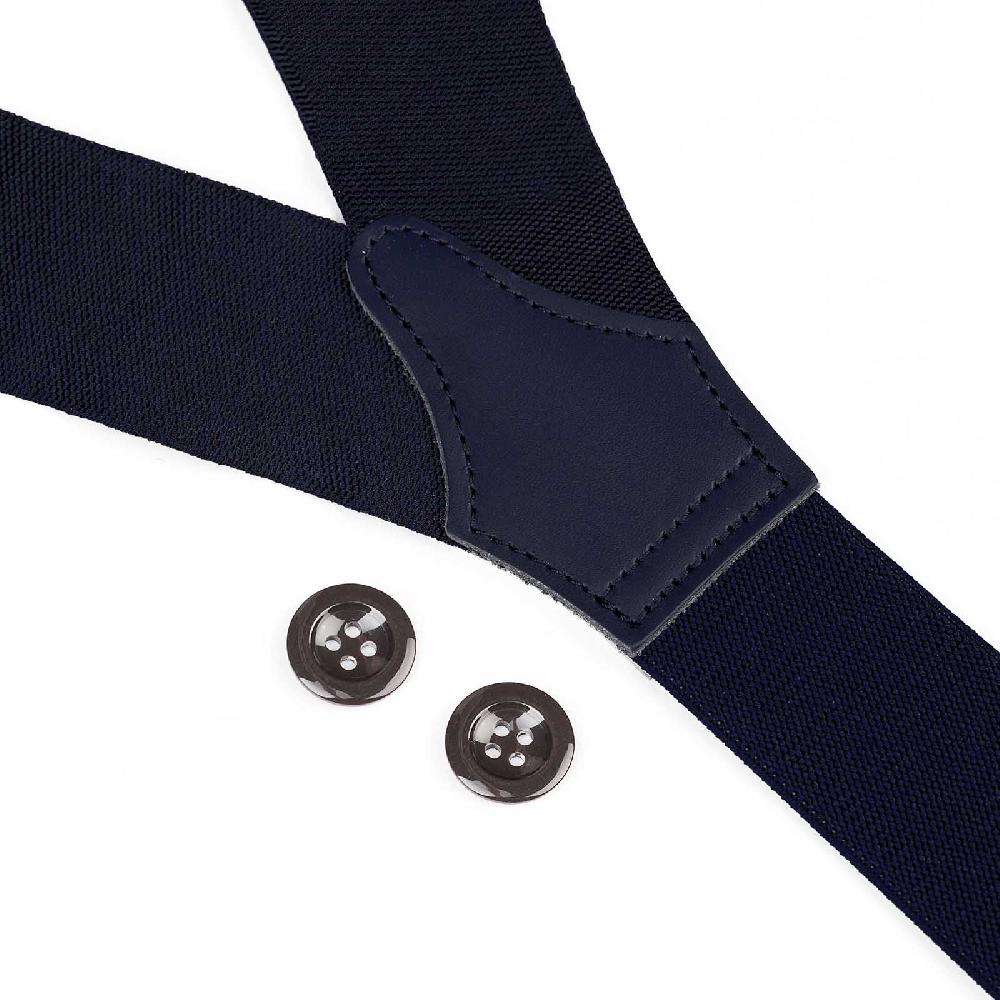 Rubinacci Bretelle blu scuro Spedizione Gratuita