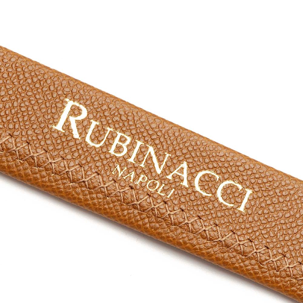 Rubinacci Cintura tubolare in stampa alpina brandy Promozione Limitata