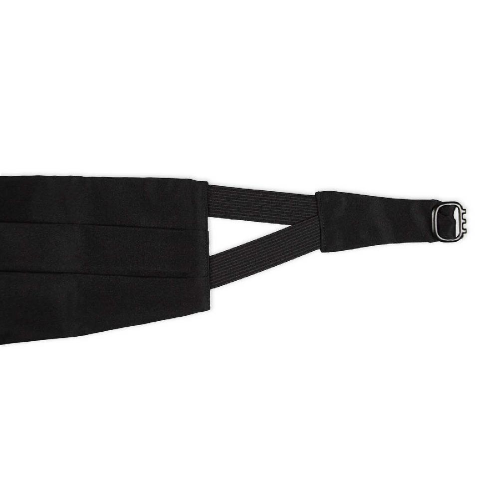 Rubinacci Fascia smoking in raso di seta nero Fino Al -60%