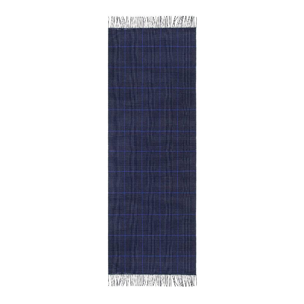Rubinacci Sciarpa principedi galles blu
