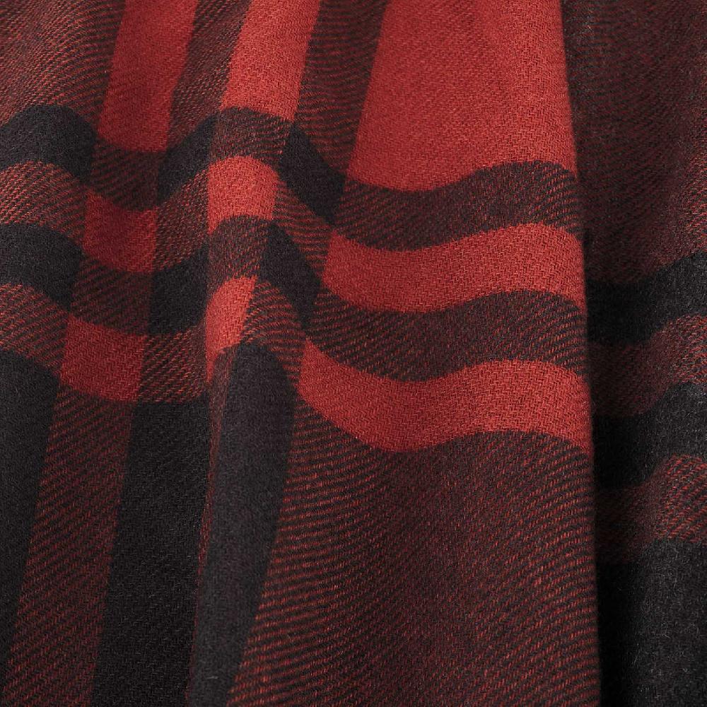 Rubinacci Sciarpa tartan rosso Novità