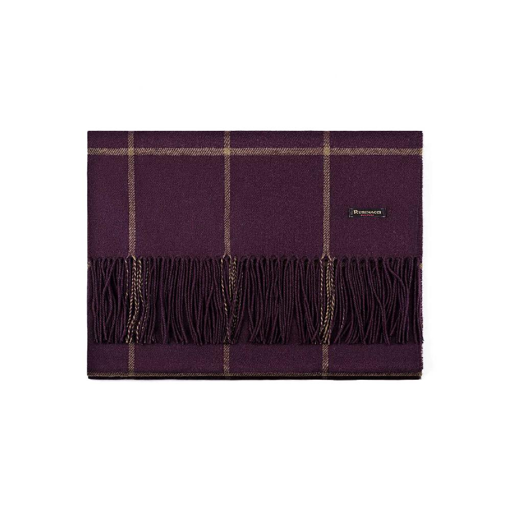 Rubinacci Sciarpa quadri bordeaux Sconto